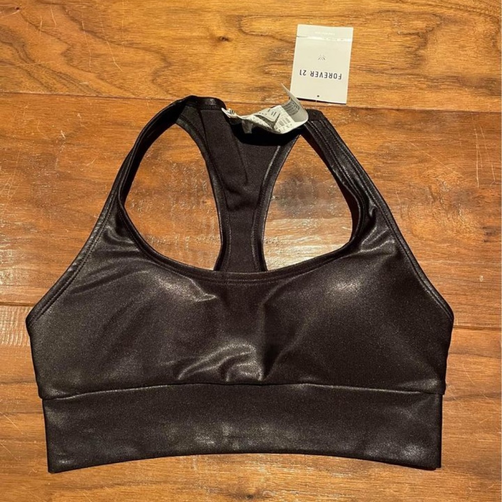Metalic Sports Bra
